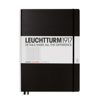 Leuchtturm1917 307959 Notizbuch A4 kariert schwarz 235...