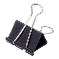 Soennecken 1562 Foldbackklemmer 41mm schwarz / 12St./Pack