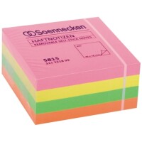 Soennecken 5815 Haftnotizen 75x75mm Neon 4Farben / 400Blatt