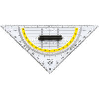 Wedo 526 Geodreieck 160mm Acryl Facette mit abnehmbaren...