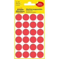 Zweckform 3004 Markierungspunkte &Oslash;18mm rot /...