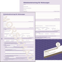 Zweckform 2849 Einheitsmietvertrag A4 mit Hausordnung...