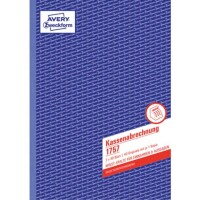 Zweckform 1757 Kassenabrechnung A4 sd mit MWSt. / 2x 40Blatt