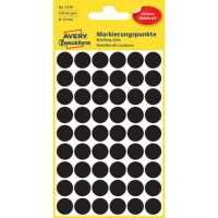 Zweckform 3140 Markierungspunkte &Oslash;12mm schwarz...