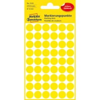 Zweckform 3144 Markierungspunkte &Oslash;12mm gelb /...