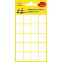 Zweckform 3043 Etiketten 22x18mm wei&szlig; / 120St.