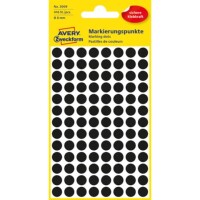 Zweckform 3009 Markierungspunkte &Oslash;8mm schwarz...
