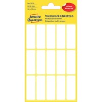 Zweckform 3076 Vielzwecketiketten 38x14mm wei&szlig;...