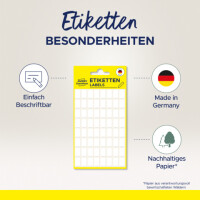 Zweckform 3076 Vielzwecketiketten 38x14mm weiß / 90St.