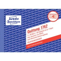 Zweckform 1742 Quittungsblock ohne MWSt.-Ausweis / 2x...