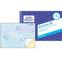 Zweckform 361 Gutschein A6 quer / 2x 50Blatt 2