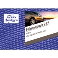 Zweckform 222 Fahrtenbuch PKW A6 quer / 40Blatt