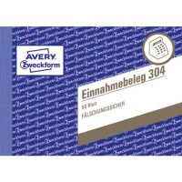 Zweckform 304 Einnahmebelege A6 quer / 50Blatt