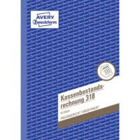 Zweckform 318 Kassenbericht A5 / 50Blatt