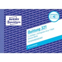 Zweckform 321 Quittungen A6 inkl. MWSt. / 2x 50Blatt