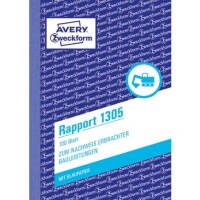 Zweckform 1305 Rapport A6 / 100Blatt