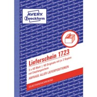 Zweckform 1723 Lieferschein A6 SD / 3x 40Blatt