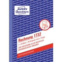 Zweckform 1732 Rechnung A6 sd / 2x 40Blatt