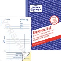 Zweckform 1732 Rechnung A6 sd / 2x 40Blatt 2