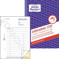 Zweckform 1722 Lieferschein A6 SD / 2x 40Blatt