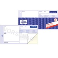 Zweckform 1741 Kurzbrief 1/3 A4 sd / 2x 40Blatt 2