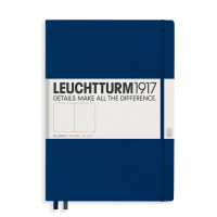 Leuchtturm1917 359870 Notizbuch A4+ Hardcover blanko navy