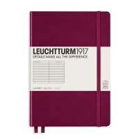 Leuchtturm 359691 Notizbuch A5 Hardcover liniert port red