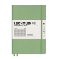 Leuchtturm 361583 Notizbuch A5 Hardcover kariert sage