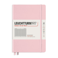 Leuchtturm1917 361575 Notizbuch A5 Hardcover kariert powder