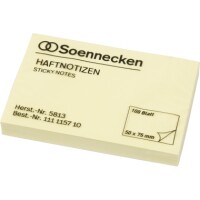 Soennecken 5813 Haftnotizen 51x76mm gelb / 100Blatt