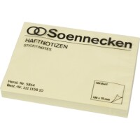 Soennecken 5814 Haftnotizen 102x76mm gelb / 100Blatt