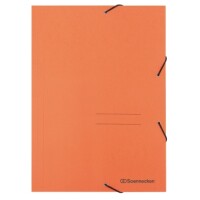 Soennecken 1475 Eckspanner A4 3Klappen orange