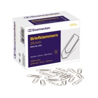 Soennecken 1351 Briefklammern 26mm verzinkt / 1000St.