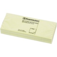 Soennecken 5830 Haftnotizen 50x40mm oeco gelb 100Blatt /...
