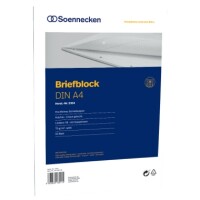 Soennecken 1382 Briefblock A4 kariert wei&szlig; /...