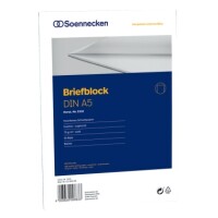 Soennecken 2310 Briefblock A5 blanco wei&szlig; /...