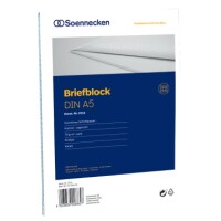 Soennecken 2312 Briefblock A5 kariert wei&szlig; /...