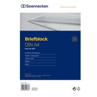 Soennecken 2307 Block A4 kariert gelocht wei&szlig; /...