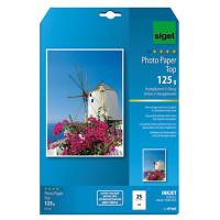 Sigel IP663 Fotopapier A4 125g hochwei&szlig; / 25Blatt