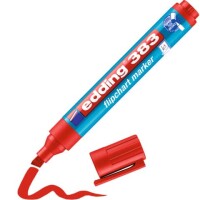 Edding 383-002 Flipchartmarker 1-5mm Keilspitze rot