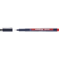 Edding 1800-05-002 Profipen Pigmentliner 0,5mm rot