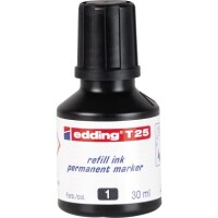 Edding T25-001 Nachf&uuml;lltusche schwarz / 30ml