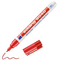 Edding 8040-002 W&auml;schemarker Rundspitze 1mm rot