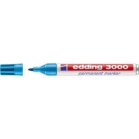 Edding 3000-017 Permanentmarker Rundspitze 1,5-3mm stahlblau