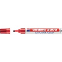 Edding 3000-019 Permanentmarker Rundspitze 1,5-3mm carmin