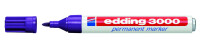 Edding 3000-008 Permanentmarker Rundspitze 1,5-3mm violett