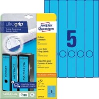 Zweckform L4749-20 Ordneretiketten schmal lang blau / 100St.