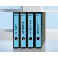 Zweckform L4749-20 Ordneretiketten schmal lang blau / 100St.
