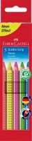 Faber-Castell 110994 Jumbo Grip Farbstifte Neon / 5St.