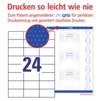 Zweckform 3474 Universaletiketten 70x37mm weiß / 2400S